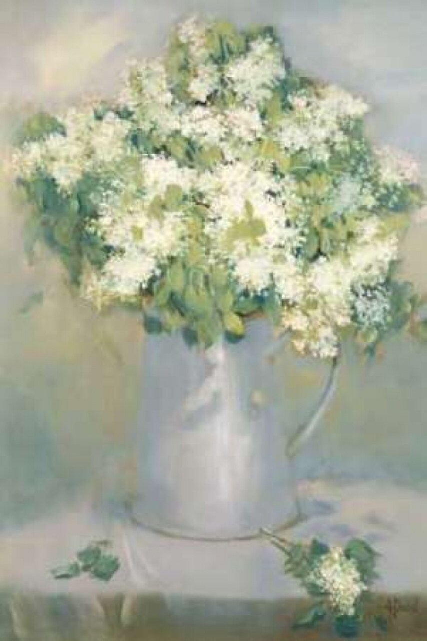 White Lilacs Poster Print by Andrea Dern - Item # VARPDXDAP401
